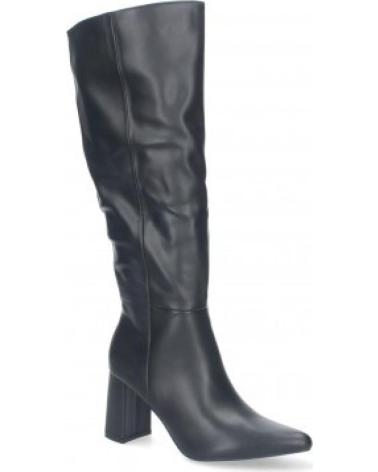 SPORT3PUNTO0 BOTAS PRETAS DE COURO DE CANO ALTO COM SALTO QUADRADO FEMININAS VARIOS COLORES