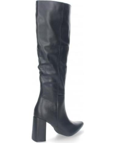 SPORT3PUNTO0 BOTAS PRETAS DE COURO DE CANO ALTO COM SALTO QUADRADO FEMININAS VARIOS COLORES