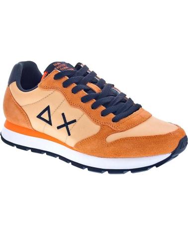 SUN68 ZAPATOS AX ZAPATOS HOMBRE ZAPATILLAS BAJAS MODELO TOM FLUO C NARANJA