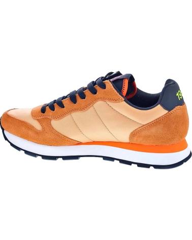 SUN68 ZAPATOS AX ZAPATOS HOMBRE ZAPATILLAS BAJAS MODELO TOM FLUO C NARANJA