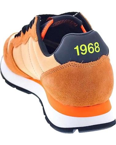 SUN68 ZAPATOS AX ZAPATOS HOMBRE ZAPATILLAS BAJAS MODELO TOM FLUO C NARANJA