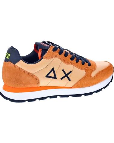 SUN68 ZAPATOS AX ZAPATOS HOMBRE ZAPATILLAS BAJAS MODELO TOM FLUO C NARANJA