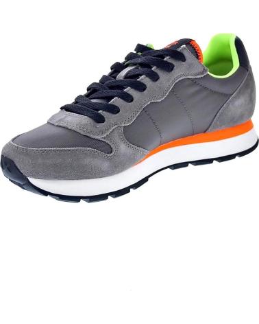SUN68 ZAPATOS AX ZAPATOS HOMBRE ZAPATILLAS BAJAS MODELO TOM FLUO C MARRóN
