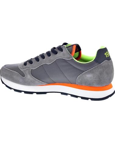 SUN68 ZAPATOS AX ZAPATOS HOMBRE ZAPATILLAS BAJAS MODELO TOM FLUO C MARRóN