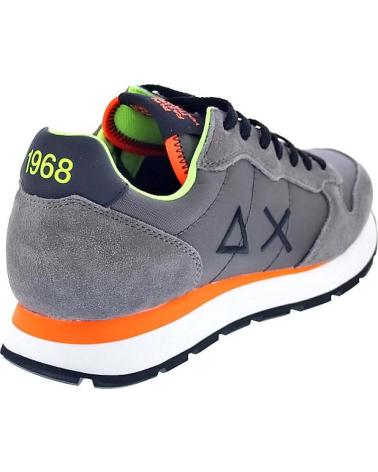 SUN68 ZAPATOS AX ZAPATOS HOMBRE ZAPATILLAS BAJAS MODELO TOM FLUO C MARRóN