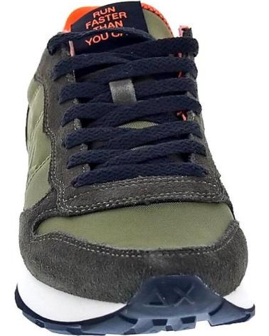 SUN68 ZAPATOS AX ZAPATOS HOMBRE ZAPATILLAS BAJAS MODELO TOM FLUO C VERDE