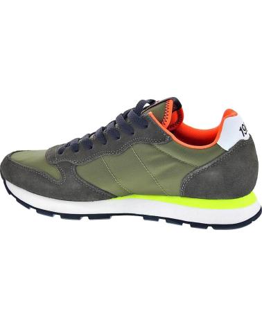 SUN68 ZAPATOS AX ZAPATOS HOMBRE ZAPATILLAS BAJAS MODELO TOM FLUO C VERDE