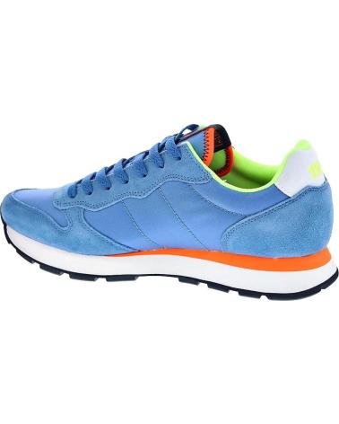 SUN68 ZAPATOS AX ZAPATOS HOMBRE ZAPATILLAS BAJAS MODELO TOM FLUO C AZUL