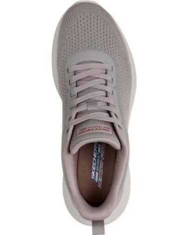 SKECHERS SKECHERS BOBS MODA FLEX TÊNIS MASCULINO TAUPE MARRóN