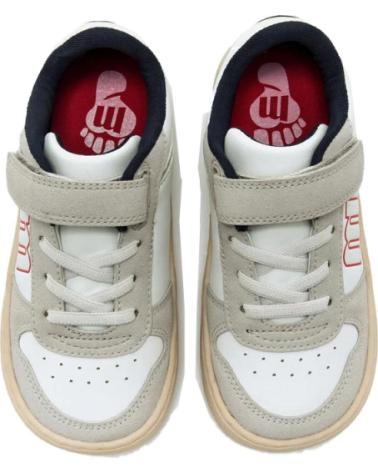 MTNG ZAPATILLAS MUSTANG BAREFOOT NIÑO AZUL BLANCO BLANCO