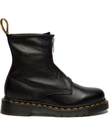 DR MARTENS BOTAS DR MARTENS 1460FZ FEMININAS COM ZÍPER FRONTAL NEGRO