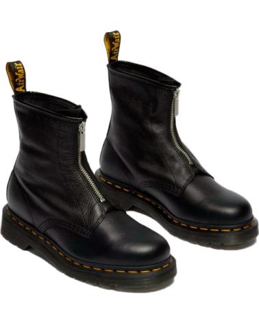 DR MARTENS BOTAS DR MARTENS 1460FZ FEMININAS COM ZÍPER FRONTAL NEGRO