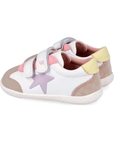 GARVALIN ZAPATILLAS GARVALIN BAREFOOT NIÑO BLANCO-LILA CON ESTRELLA BLANCO-LILA