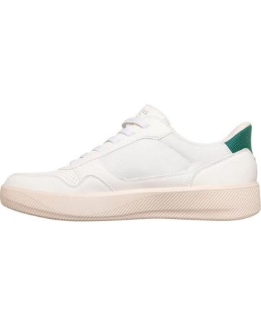 SKECHERS SKECHERS ARCH FIT COURT BREAK ZAPATILLAS HOMBRE BLANCO-VERDE BLANCO-VERDE