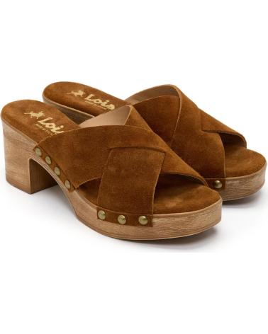 LOIS JEANS ZUECOS DE ANTE LOIS ROBLE