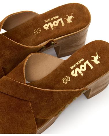 LOIS JEANS ZUECOS DE ANTE LOIS ROBLE