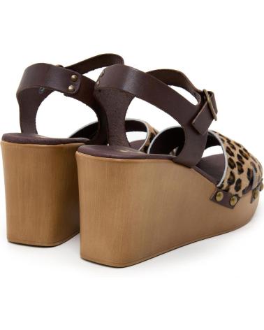 LOIS JEANS SANDALIAS CUÑA LOIS JEANS CON ESTAMPADO ANIMAL ARENA