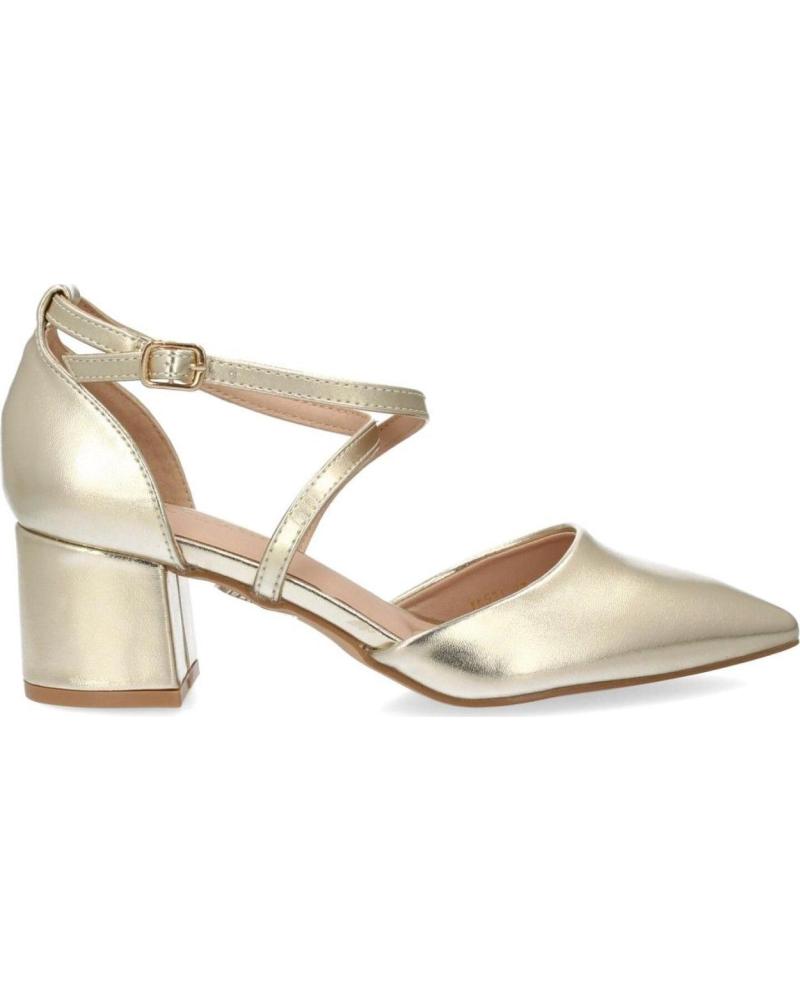 PUNTOSALAO ZAPATOS SALÓN DORADOS DE TACÓN CÓMODO ELEGANTE PARA MUJER YK531531