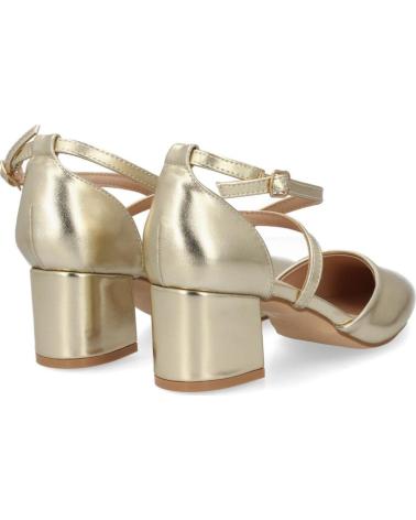 PUNTOSALAO ZAPATOS SALÓN DORADOS DE TACÓN CÓMODO ELEGANTE PARA MUJER YK531531