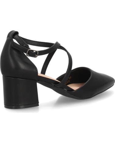 PUNTOSALAO ZAPATOS DE TACÓN ELEGANTES PARA MUJER CON TIRAS CRUZADASGRO