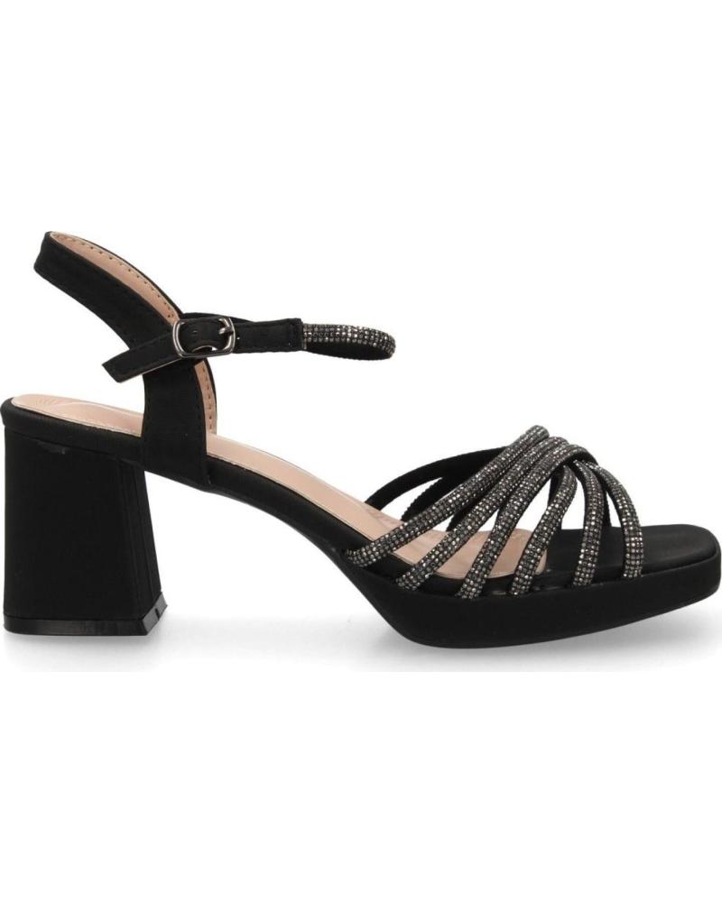 PUNTOSALAO SANDALIAS DE TACÓN ANCHO CON PALA TRENZADA PARA MUJEROLO