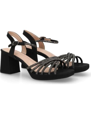 PUNTOSALAO SANDALIAS DE TACÓN ANCHO CON PALA TRENZADA PARA MUJEROLO