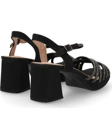 PUNTOSALAO SANDALIAS DE TACÓN ANCHO CON PALA TRENZADA PARA MUJEROLO