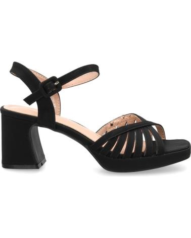 PUNTOSALAO SANDALIAS DE MUJER CON TACÓN ANCHO Y PALA TRENZADAOLO