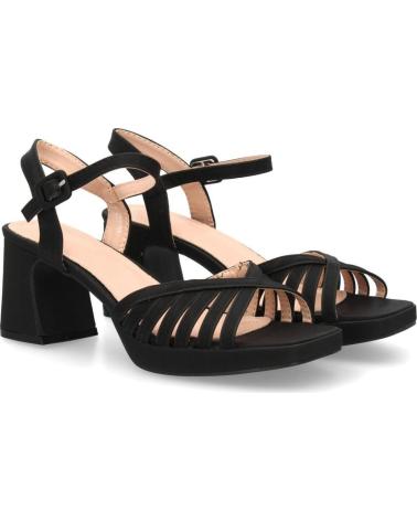 PUNTOSALAO SANDALIAS DE MUJER CON TACÓN ANCHO Y PALA TRENZADAOLO