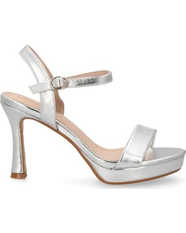 PUNTOSALAO SANDALIAS DE FIESTA PLATEADAS DE TACÓN MEDIO PARA MUJER178