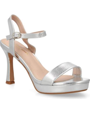 PUNTOSALAO SANDALIAS DE FIESTA PLATEADAS DE TACÓN MEDIO PARA MUJER178