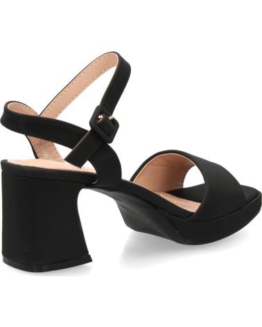 PUNTOSALAO SANDALIAS DE TACÓN NEGRAS PUNTOSALAO PARA MUJERO W