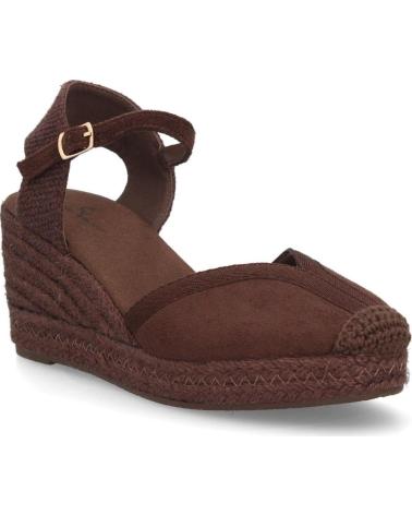 PUNTOSALAO SANDALIAS DE CUÑA DE YUTE PARA MUJER CON HEBILLAON 