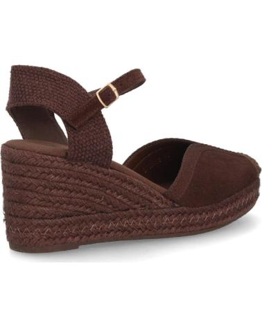 PUNTOSALAO SANDALIAS DE CUÑA DE YUTE PARA MUJER CON HEBILLAON 