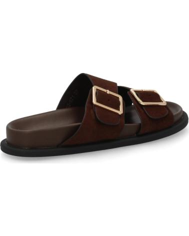 PUNTOSALAO SANDALIAS PLANAS DE MUJER CON PALA CRUZADA Y HEBILLAS MA