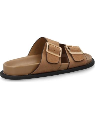 PUNTOSALAO SANDALIAS PLANAS DE MUJER CON PALA CRUZADA Y HEBILLAS KA