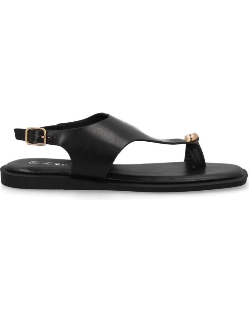 PUNTOSALAO SANDALIAS PLANAS ELEGANTES MUJER NEGRO DD272 VARIOS CO