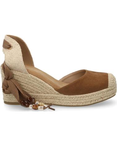 PUNTOSALAO SANDALIAS DE CUÑA DE YUTE CON LAZOS PARA MUJERR C