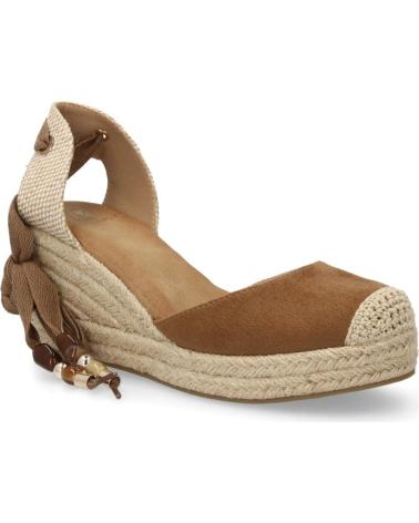 PUNTOSALAO SANDALIAS DE CUÑA DE YUTE CON LAZOS PARA MUJERR C