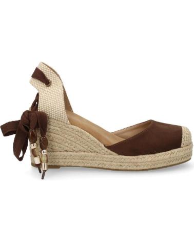 PUNTOSALAO SANDALIAS DE CUÑA DE YUTE PARA MUJER CON LAZOSR M