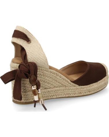 PUNTOSALAO SANDALIAS DE CUÑA DE YUTE PARA MUJER CON LAZOSR M