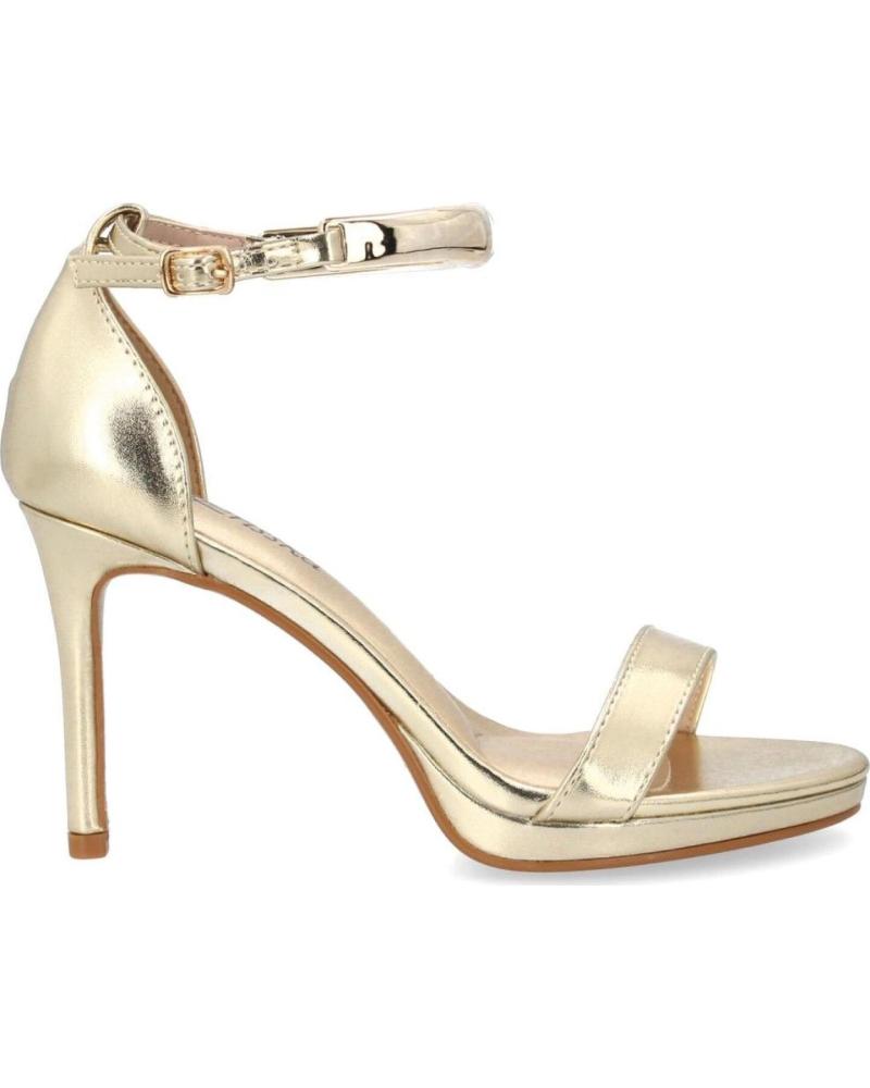 PUNTOSALAO SANDALIAS DE TACÓN DORADO PARA MUJER BD537 VARIO