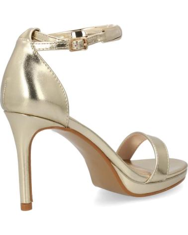 PUNTOSALAO SANDALIAS DE TACÓN DORADO PARA MUJER BD537 VARIO