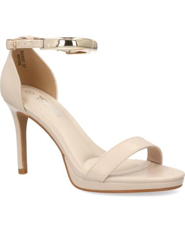 PUNTOSALAO SANDALIAS DE TACÓN DE FIESTA PARA MUJER PUNTOSALAO BD537, BEIGE BD5