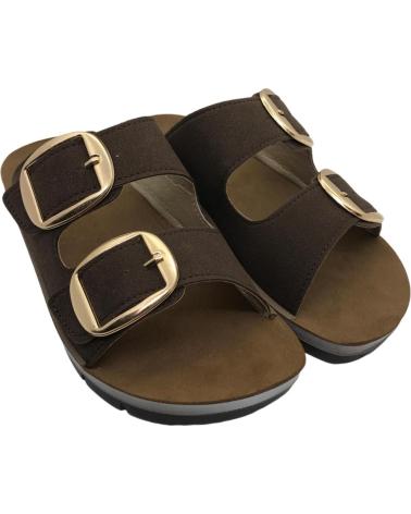 INBLU SANDÁLIA INBLU FEMININA ESTILO CHINELO CP000061 MARROM MARRON