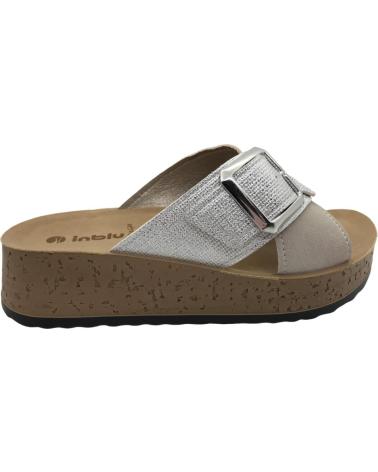 INBLU SANDALIAS INBLU MUJER CONFORTABLES HEBILLA AJUSTABLE BLANCO BLANCO