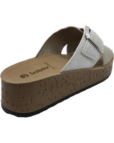 INBLU SANDALIAS INBLU MUJER CONFORTABLES HEBILLA AJUSTABLE BLANCO BLANCO