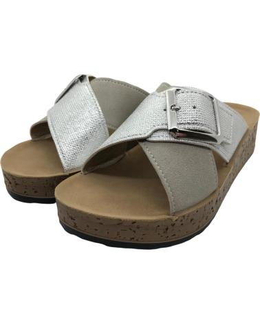 INBLU SANDALIAS INBLU MUJER CONFORTABLES HEBILLA AJUSTABLE BLANCO BLANCO