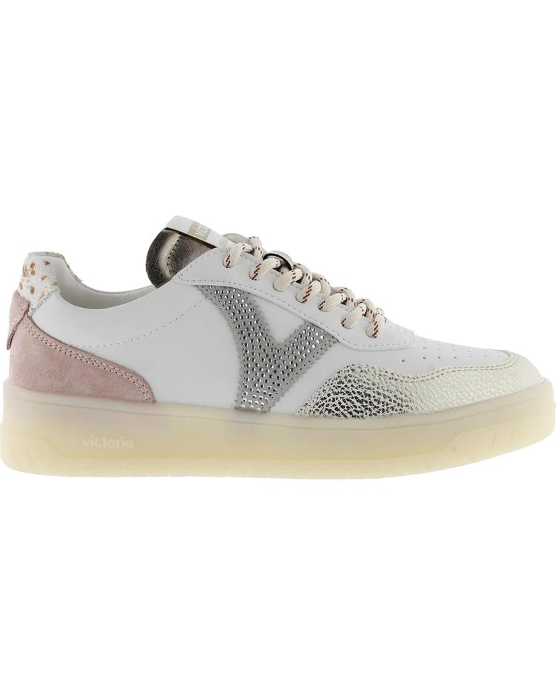 VICTORIA ZAPATILLAS VICTORIA MUJER SEUL FANTASIA BLANCO MELOCOTÓN MELOCOTON