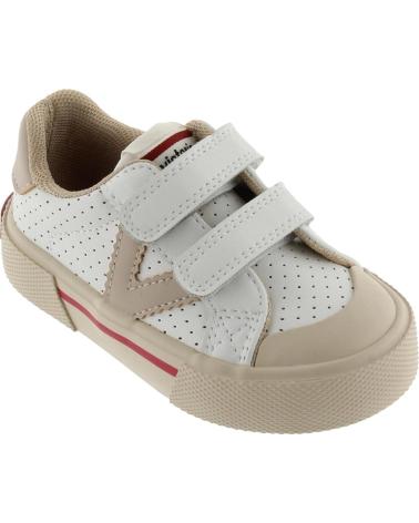 VICTORIA TÊNIS VICTORIA TRIBU MINIMALISTA COM VELCRO PARA CRIANÇAS BEIGE